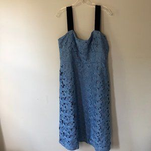 Blue Eyelet Dress